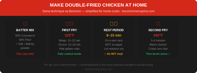 Make Double-Fried Chicken at Home — Step by Step Guide