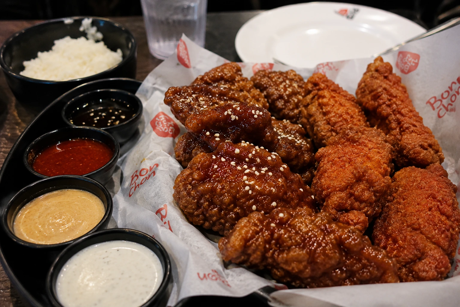 bonchon dipping sauce with wings