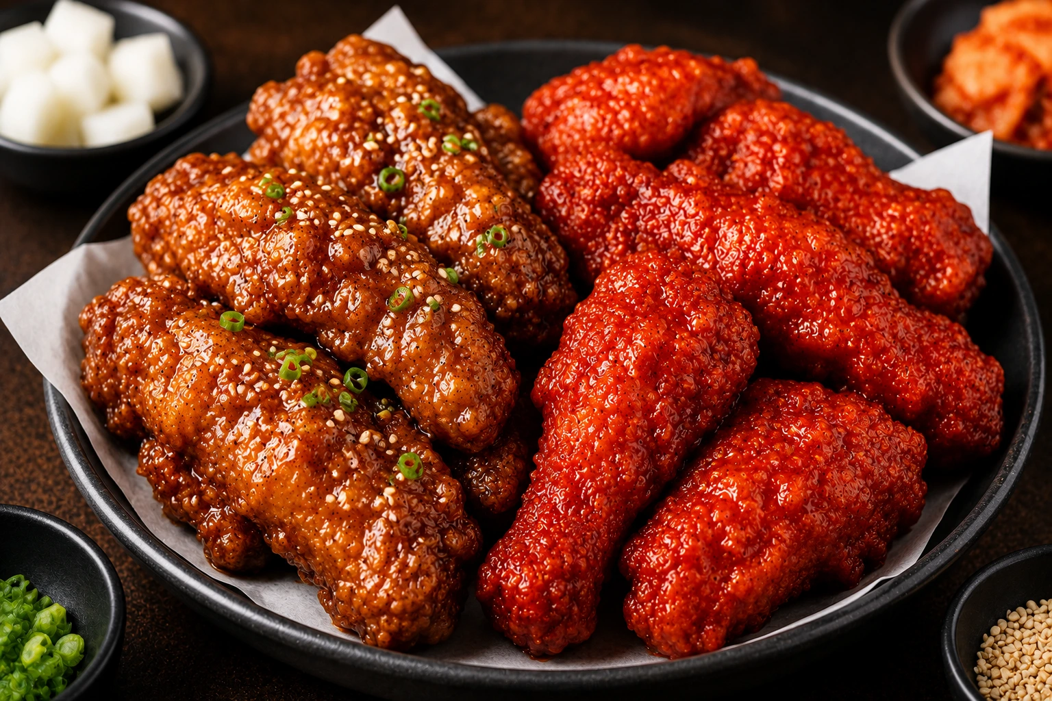 bonchon half and half plate