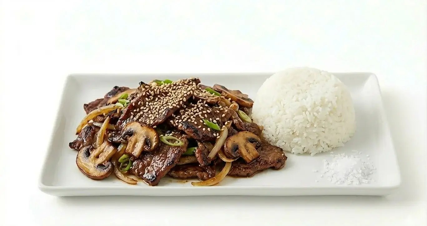 Bonchon Bulgogi beef dish with rice