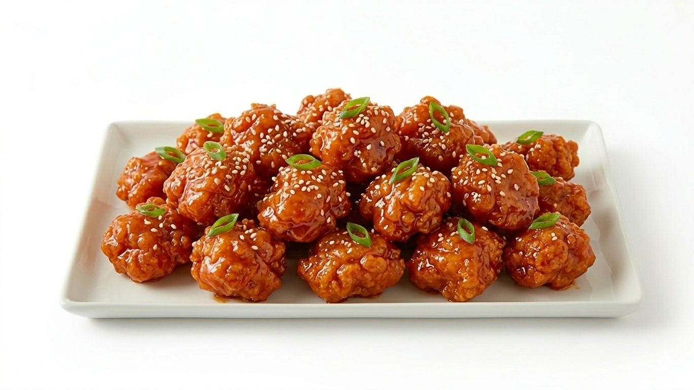 Bonchon boneless Korean fried chicken pieces
