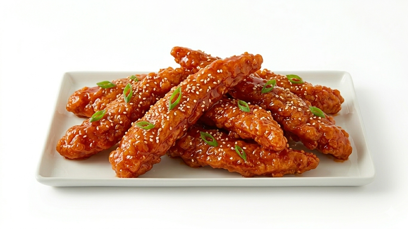 Bonchon breaded chicken strips