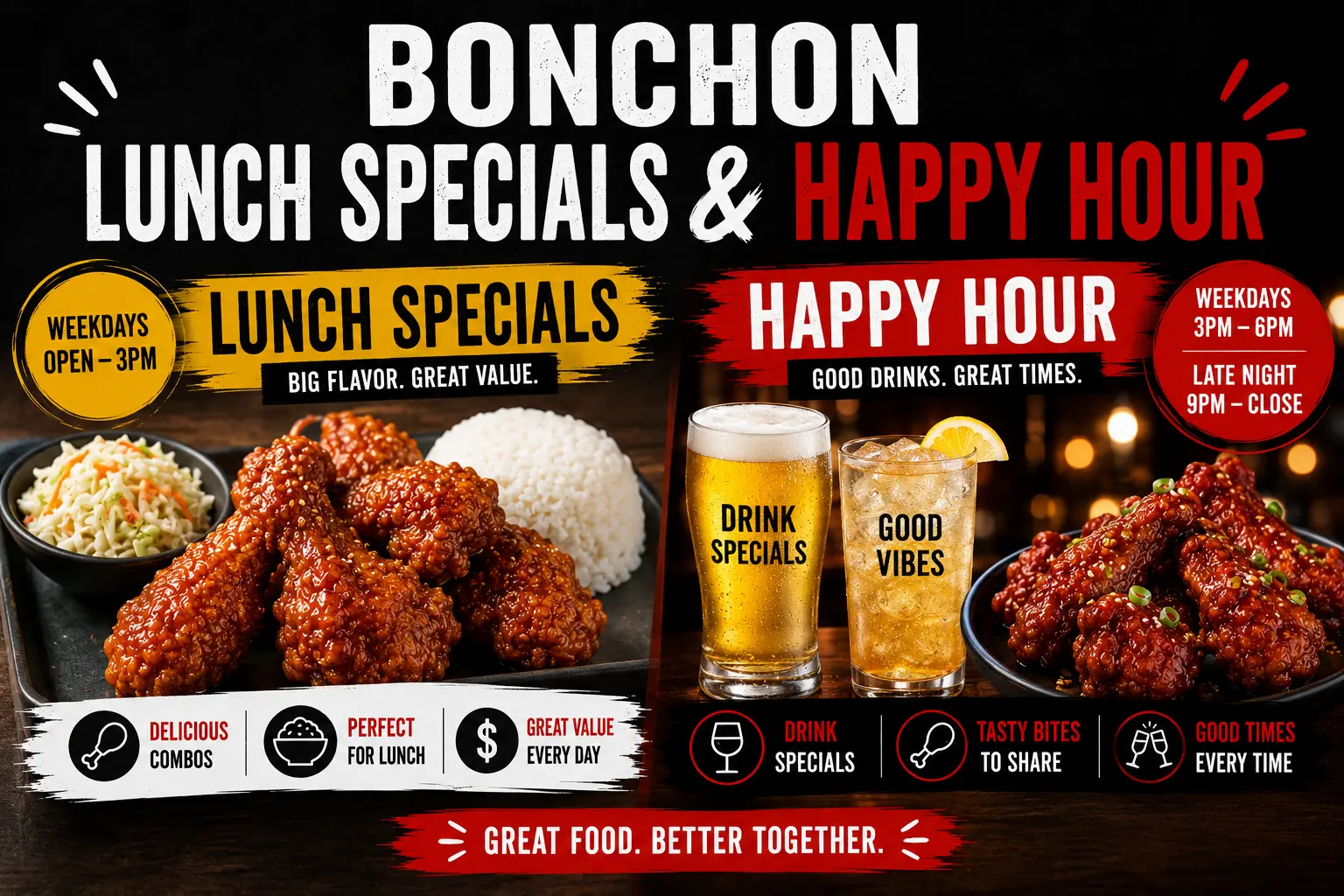 bonchon lunch special deal