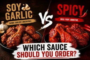 bonchon soye garlic vs spicy