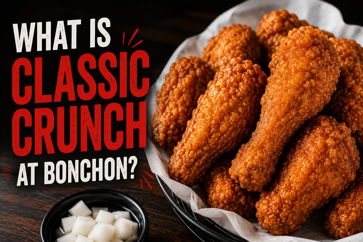 what is classic crunch means at bonchon