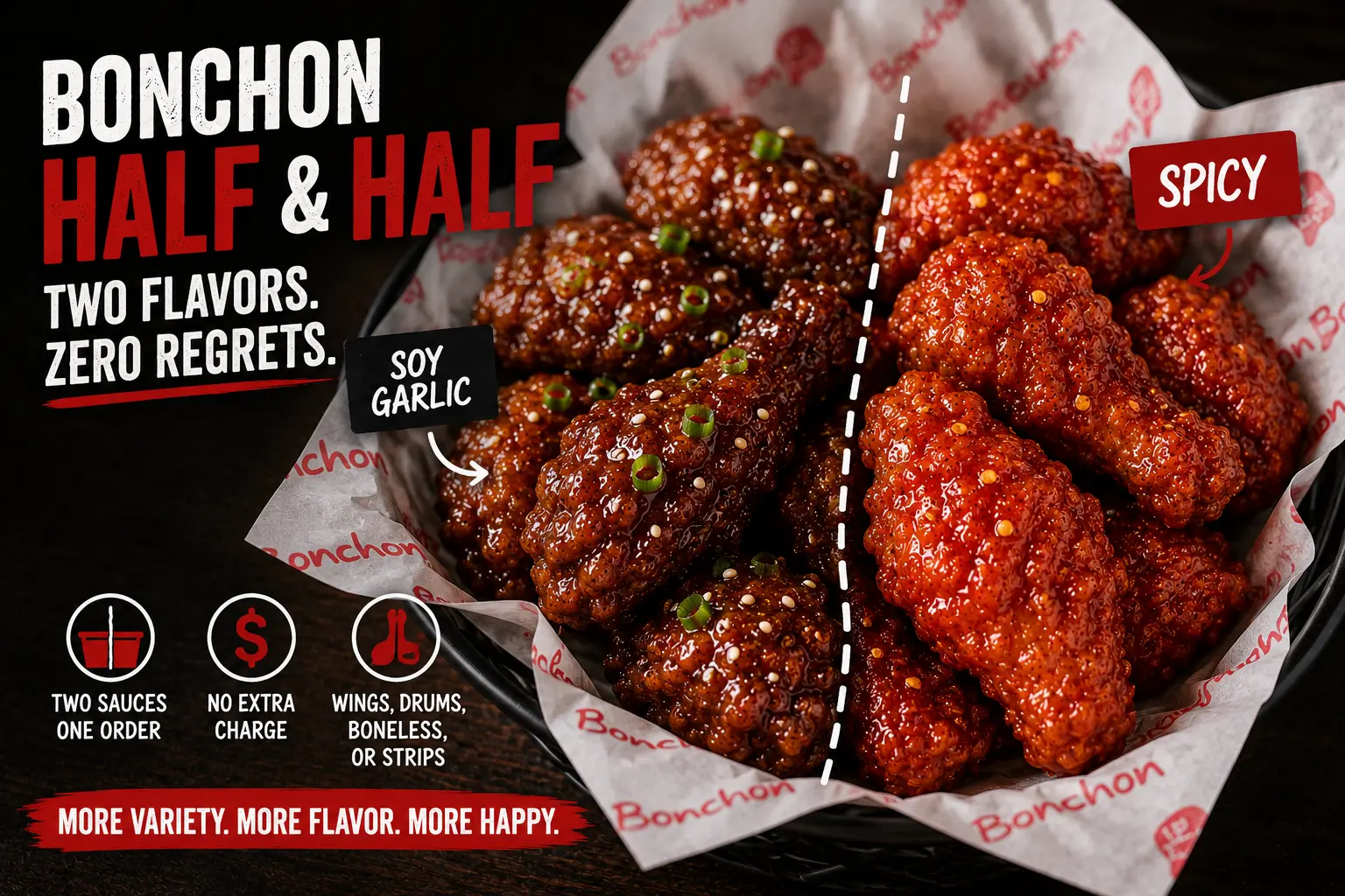 Bonchon Half and half