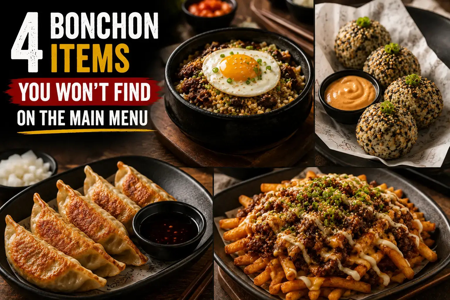 bonchon secret menu items
