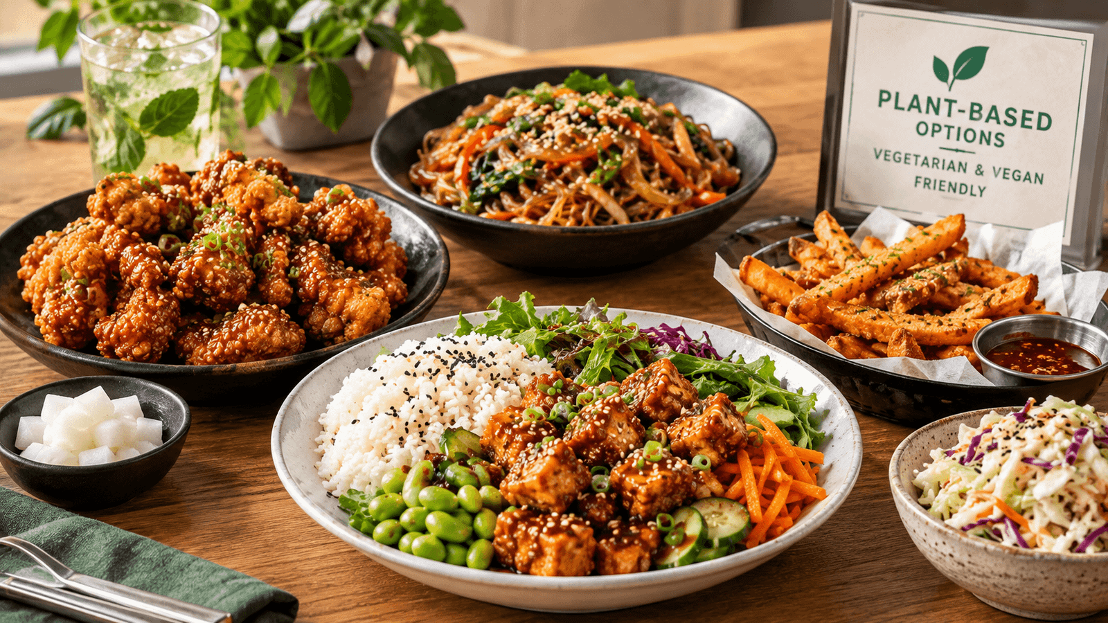 bonchon vegan options